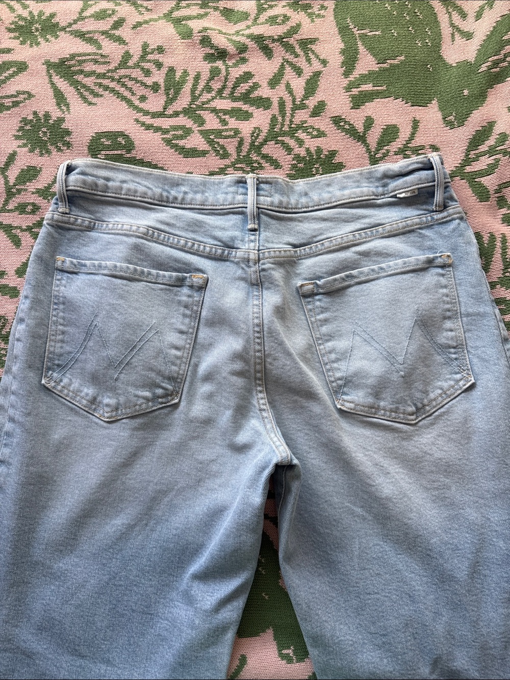 Mother Women's Half Pipe Hover Mid Rise Tapered Jeans